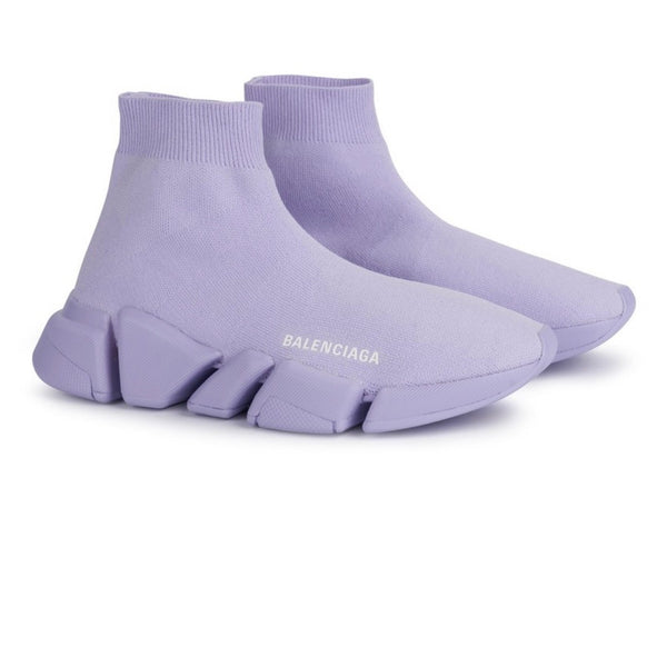 BALENCIAGA Purple Speed 2.0 Sneakers Size 40 – Dress with 