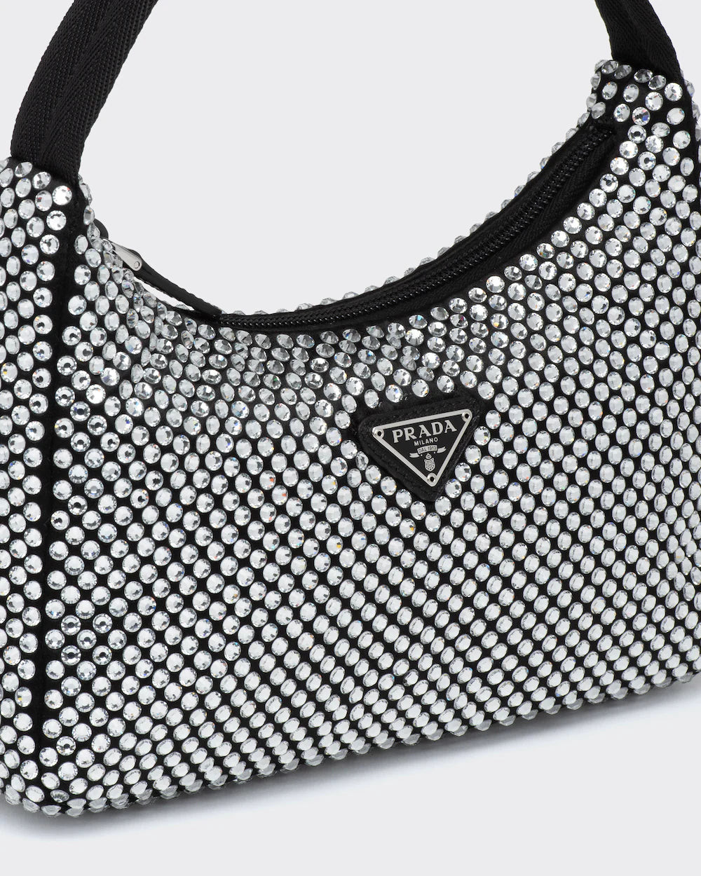 Prada Re-Edition 2000 Crystal Mini Bag Black